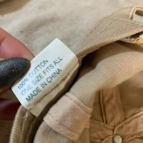 Orlando FL Hat Baseball Cap Beige Surf Board Patch 100% Cotton Adjustable - Picture 7 of 8